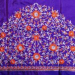 all over embroidery work with fabric (code: c 102)