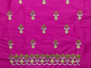 floral neck embroidery design, c 127