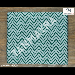 ash color with green shade, kalamkari print daily wear saree