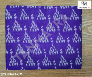 violet color ikat print daily wear saree violet color ikat print daily wear saree