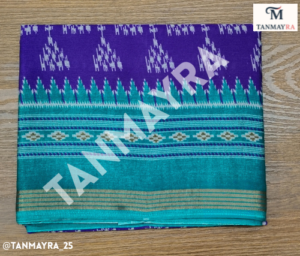 violet color ikat print daily wear saree violet color ikat print daily wear saree